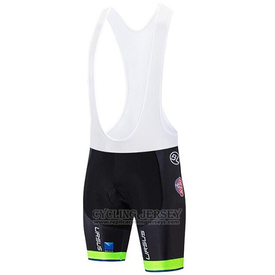 2019 Cycling Jersey Neri Italy Green Black Short Sleeve and Bib Short